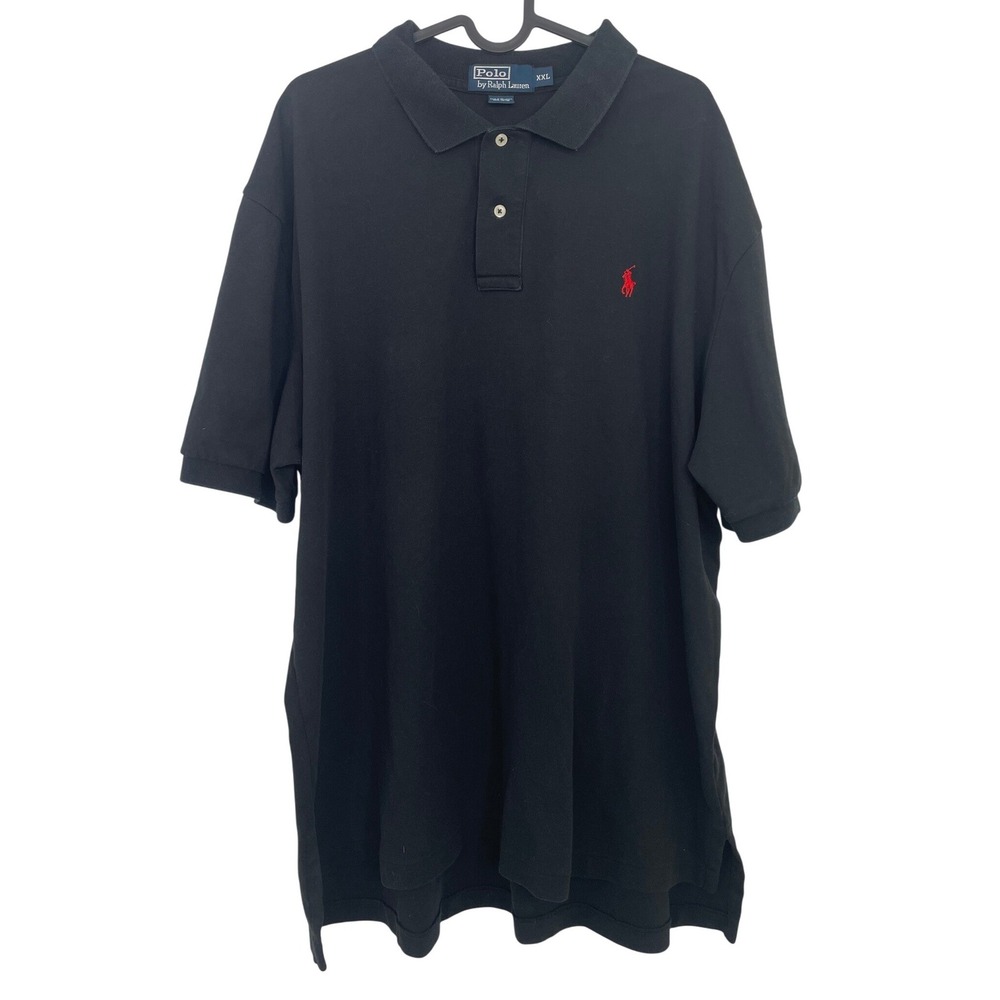 Polo Ralph Lauren Short Sleeve Polo Shirt Black XXL